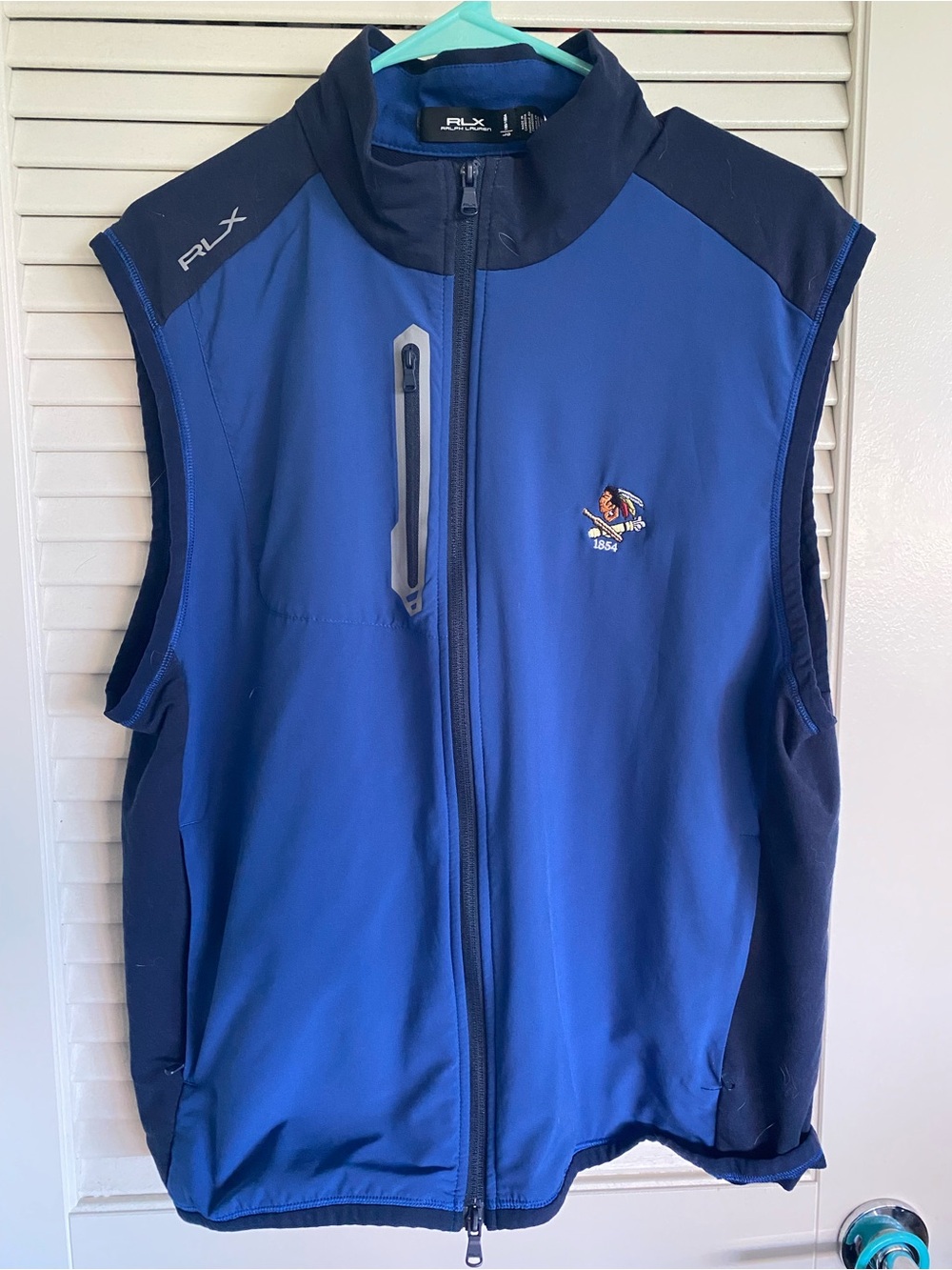 RLX Ralph Lauren Royal Blue & Navy Performance Softshell Vest